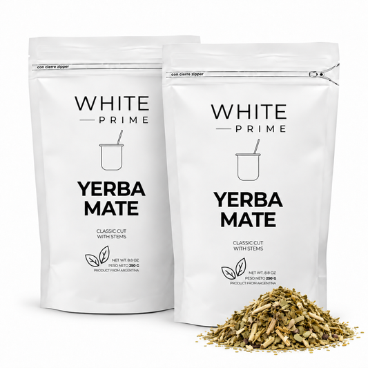 WHITE Prime Traditional Yerba Mate 500g | 2-Pack, 24-Month Aged