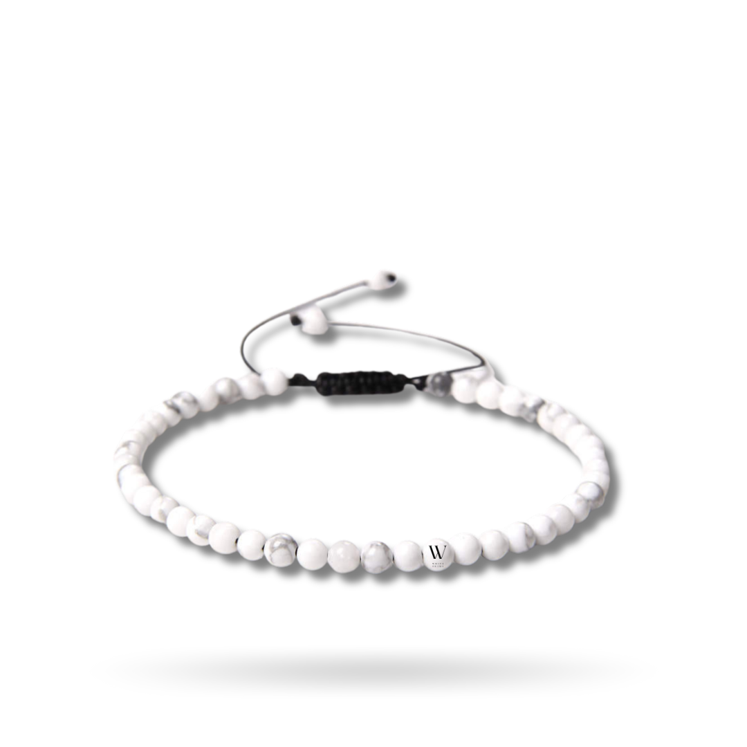 Bead Bracelet for Women and Man | WHITE Prime
