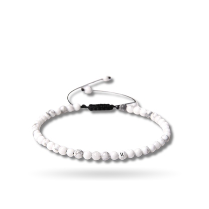 Pulsera de cuentas para mujer y hombre | WHITE Prime