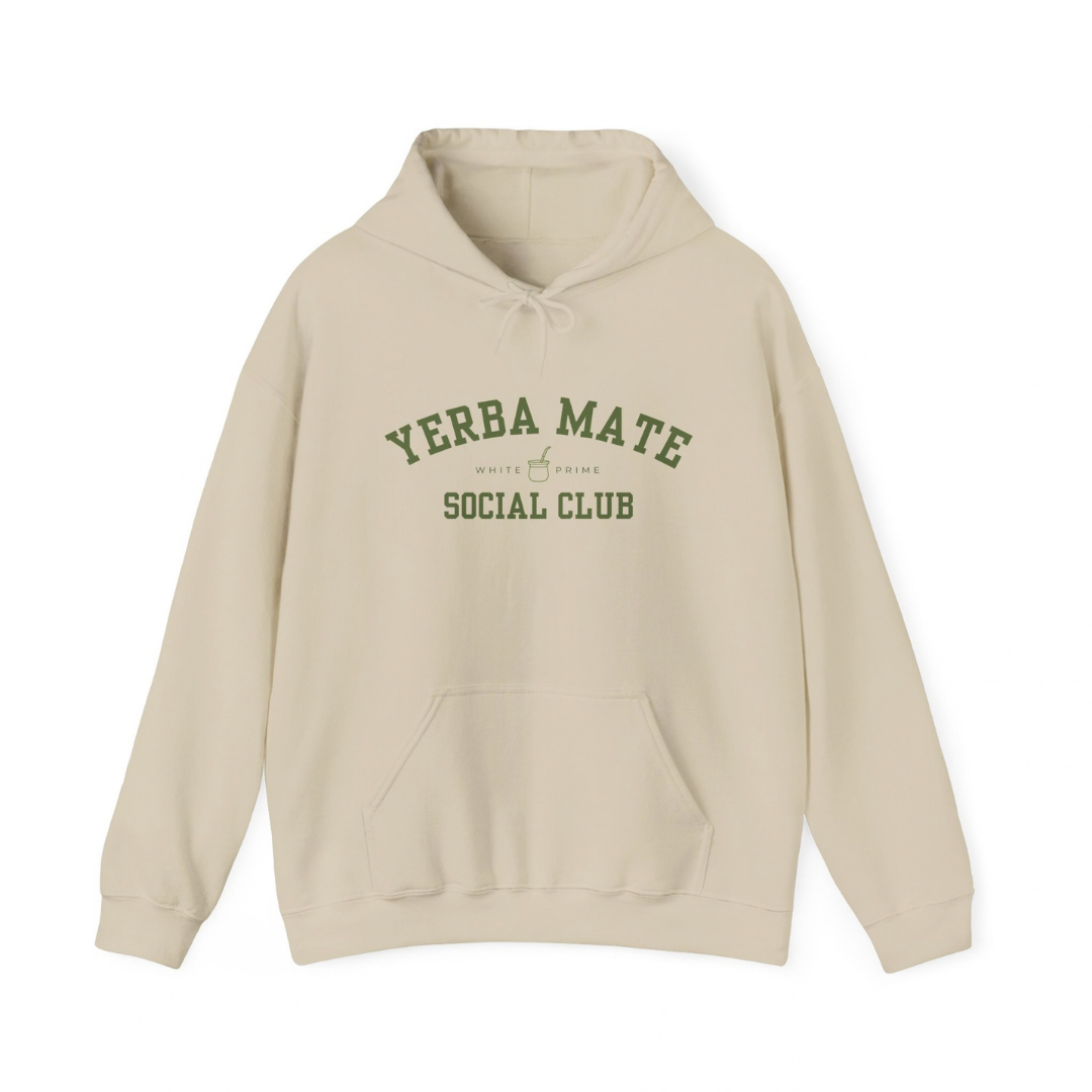 WHITE PRIME Yerba Mate Social Club Hoodie