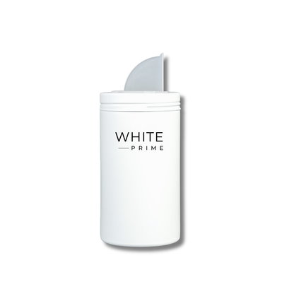 Contenedor de acero inoxidable 16 oz para Yerba Mate, té o café con pico vertedor| Yerbera | WHITE Prime