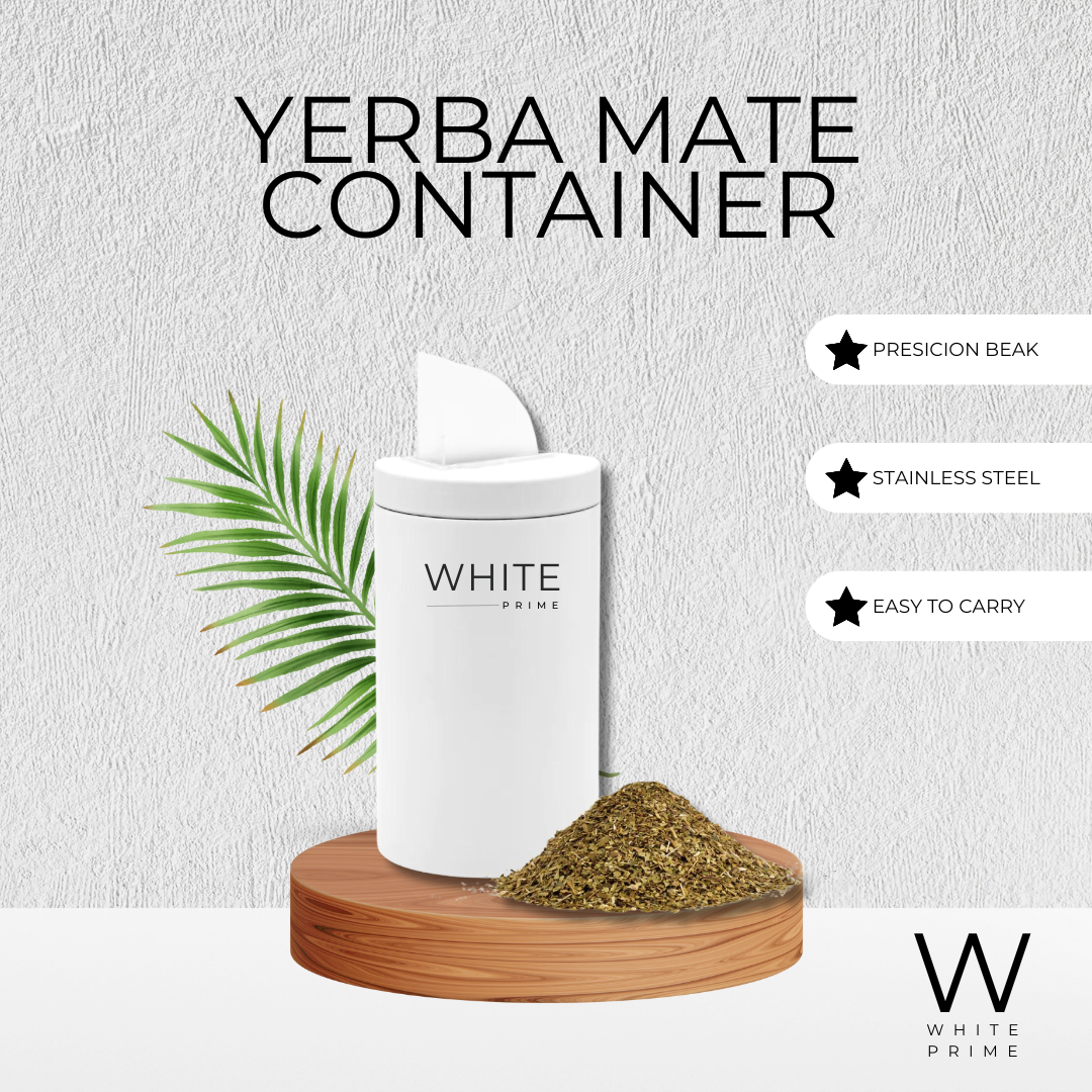 Contenedor para Yerba Mate | BLANCO Prime