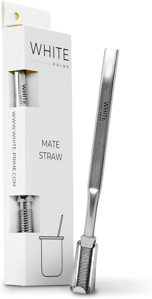 Pajita de acero inoxidable para mate | Bombilla | BLANCA Prime