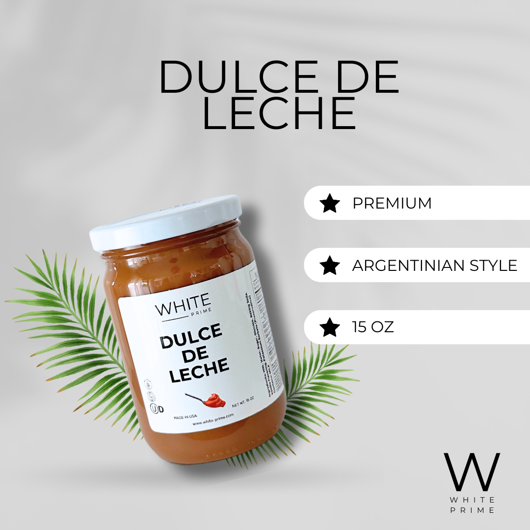 15 oz de dulce de leche | Leche con caramelo estilo argentino | WHITE Prime