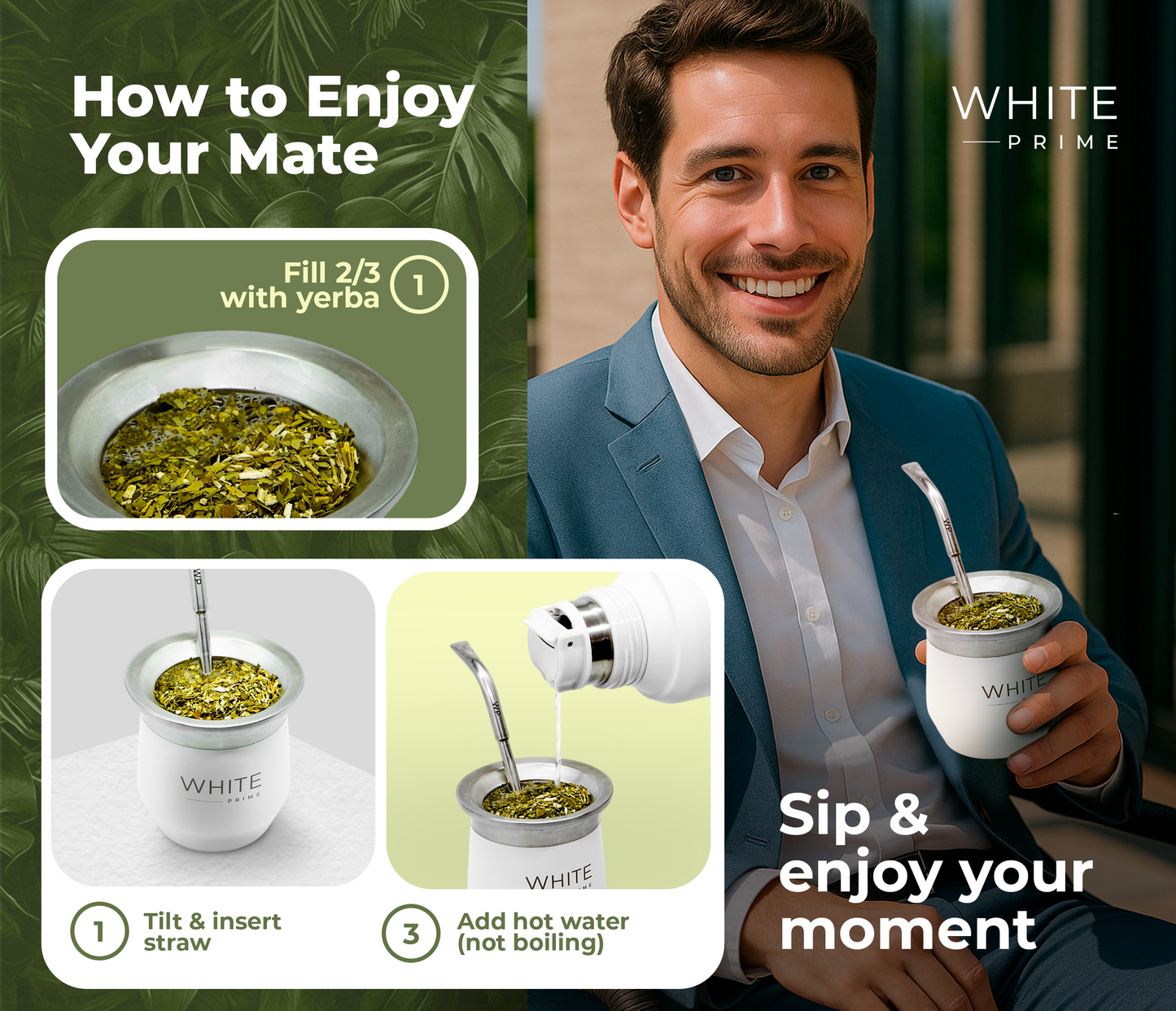 Yerba Mate Traditional 250 g | White Prime