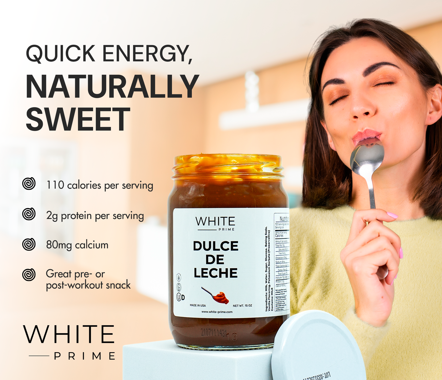 Dulce de Leche | Argentinian Style Caramel Milk | Gluten Free | WHITE Prime